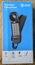 210BK AT&T Trimline Corded Phone Black BRAND NEW