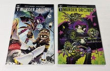 Murder Drones #1 Cover A + C Variant Krooked Glasses Set 1st Print Oni Press NM
