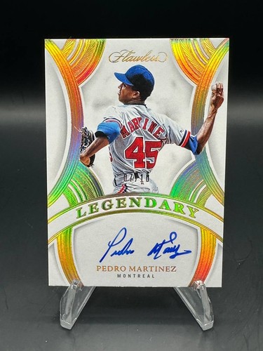 2025 Panini Flawless PEDRO MARTINEZ Legendary Signatures Gold Auto /10 Expos