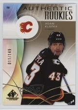 2024 Upper Deck SP Game Used Authentic Rookies Gold 11/149 Adam Klapka #204 1pf0