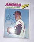 Topps 1977 Nolan Ryan #650 Angels Autograph MLB Baseball Card