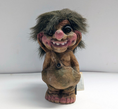 Vintage Nyform Troll #118 Norway Smiling Boy Trygve Torgersen Handmade NWT Tag