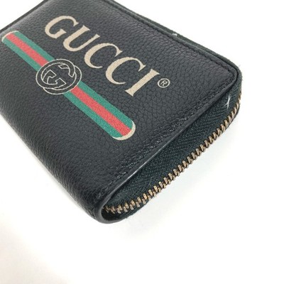 GUCCI 、財布 GUCCI 496319 Coin Compartment Wallet logo Zip Around coin purse