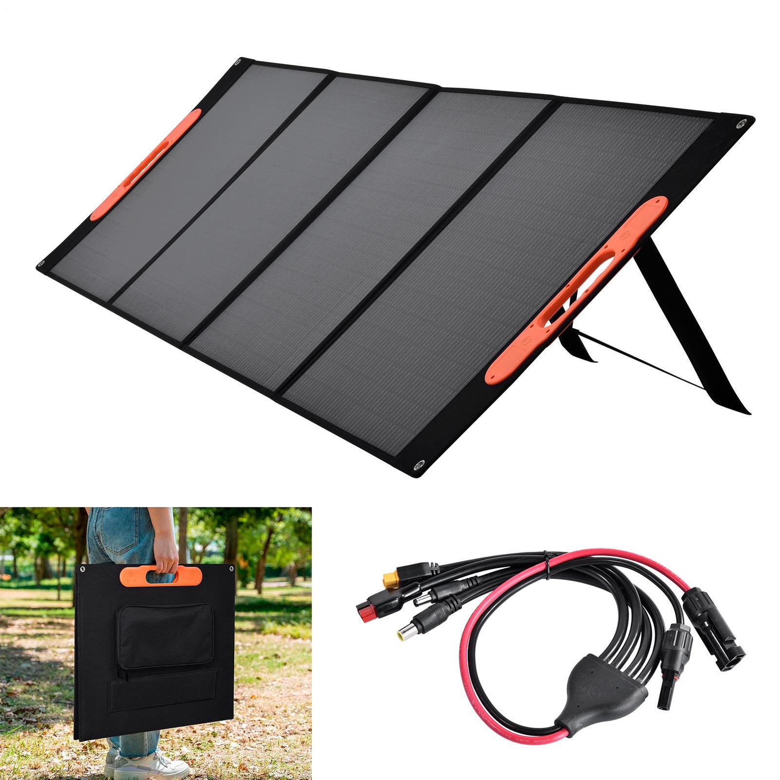 400W Portable Solar Panel Waterproof IP66 Foldable Solar Panel kit Brand New--