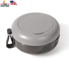 Denture Case, Definitely No-Leak Portable Retainer Case Denture Bath Box for Tra