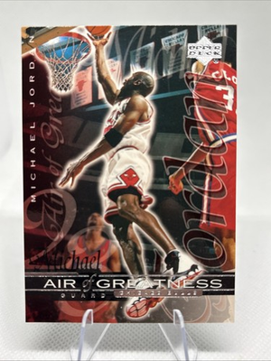 #ad Michael Jordan Air of Greatness Insert Bulls 🏀🔥 Clean Upper Deck $19.99