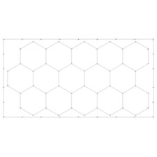 15 Grid Hexagon Garage Lights 61000LM Honeycomb LED Shop Ceiling Light