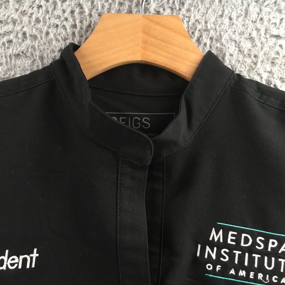 Figs Technical Collection Vest Mens Small Black Sleeveless Pockets Pullover - Image 3 of 4