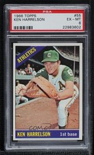 1966 Topps Ken Harrelson #55 PSA 6 2d2