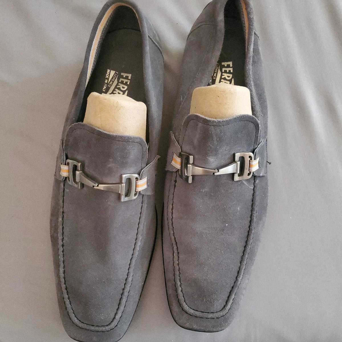Salvatore Ferragamo Gray Dress Shoes for Men for sale | eBay