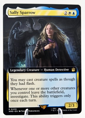 Sally Sparrow (Extended Art) Doctor WHO | MTG EDH Commander | Azorius Flash | NM