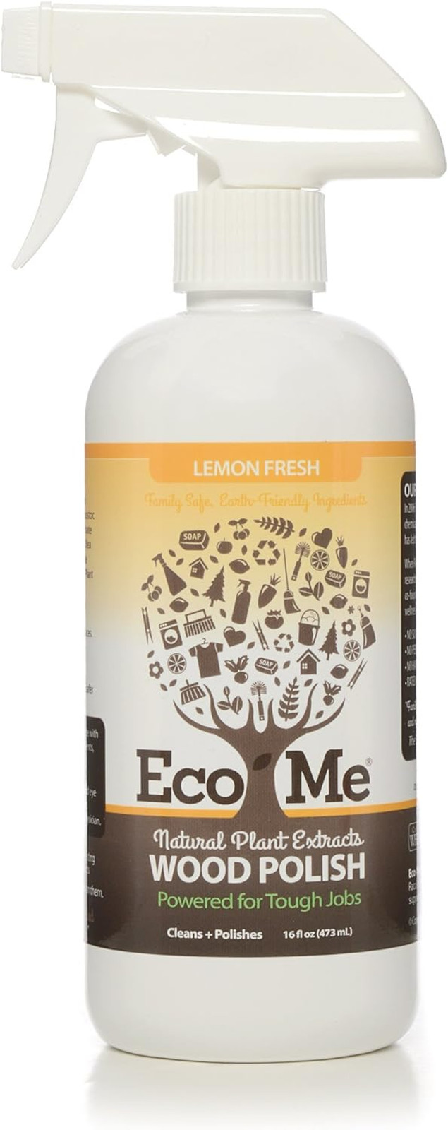 Natural Multi Purpose Cleaner and Polish, Healthy Lemon Fres