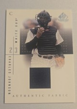 2001 SP Game Used Edition - Authentic Fabric Charles Johnson #CJO (MEM)