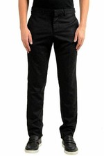 Versace Men's 100% Wool Black Dress Pants US 32 IT 48