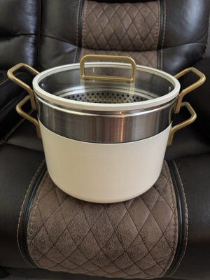 #ad Stanley Tucci GreenPan Stockpot Nesting NEW 3 Piece Set BEAUTIFUL Read All $229.99