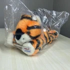 Vtg Exxon Tiger Beanie Plush Stuffed Animal Sealed Embroidered Logo Advertising