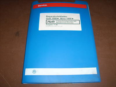Workshop Manual VW Golf IV SYNCRO 5-Speed Gearbox 02C All-Wheel Drive From 1998