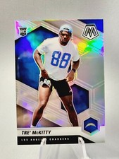 w11 Tre' McKitty 2021 Mosaic True Silver Prizm Rookie Card RC #386 Chargers