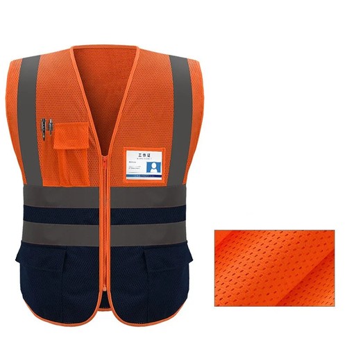 High Visibility Reflective Safety Vest for Work, Cycling, Motorcycle, Outdoor Us - Picture 15 of 16