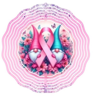 3D Gnome  Cancer Wind Spinner 10inch