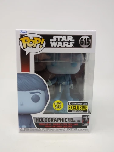 Funko Pop! Star Wars Holographic Luke Skywalker 615 EE Exclusive 