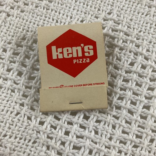 Ken's Pizza Vintage Unstruck Restaurant Advertising Matchbook