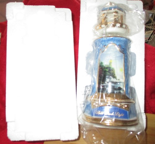 THOMAS KINKADE LIGHTHOUSE 8" BLUE 2004 - Bild 7 von 7