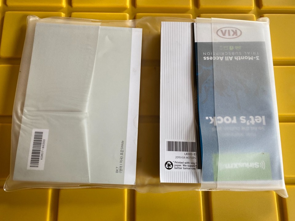2020 Kia Soul Owners Manual Set With Plastic Cover Free Shipping eBay