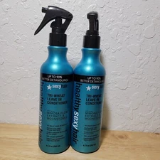 Lot of 2 New SexyHair Healthy Tri-Wheat Leave-In Conditioner 8.5oz