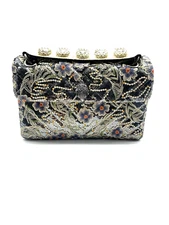 Kurt Geiger London Kensington Embroidered Sequin Shoulder Bag
