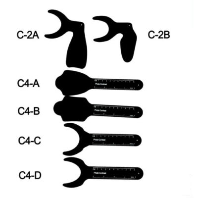 6Pcs Background Dental Photo Contrast Board, Palatal
