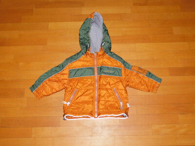 gefütterte Jacke / Winterjacke orange grün Gr. 74 L.E.M.M.I. W.E.A.R