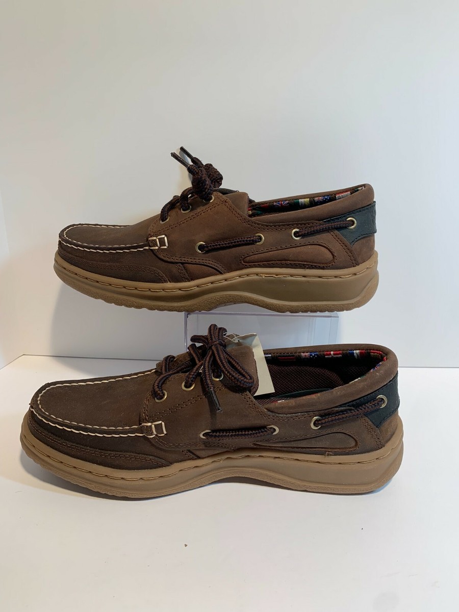 Falls Creek Men\'s Brown Loafers Falls Creek Brown Loafers 8M Mens Vtg Lace Ups Casual Dress  main image 3