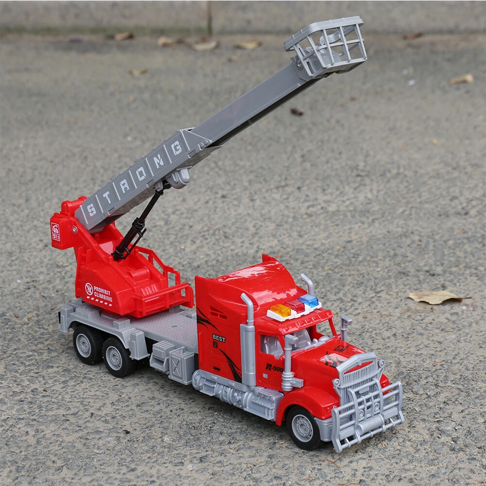 1:15 Scale Remote Control Semi Truck Trailer With Extendable Crane And Basket - Image 2 of 4