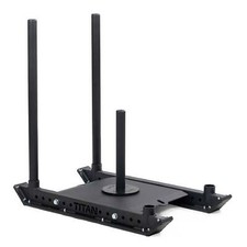 Titan Fitness Pro Sled Core Unit, 4-Post Push, Pull, or Drag Sled