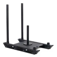 Titan Fitness Pro Sled Core Unit, 4-Post Push, Pull, or Drag Sled