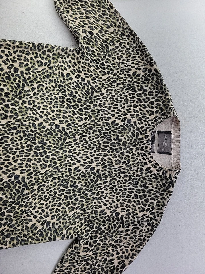 Suéter Giambattista Valli x H&M Mezcla de Cachemira Mujer Mediano Estampado Leopardo Foto 2 de 4