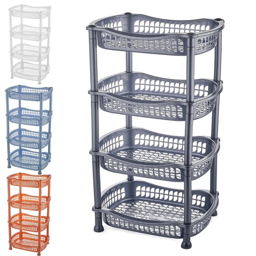 PORTAVERDURE PORTAFRUTTA CESTO CUCINA UNITÀ UTILITÀ IMPILABILE - Foto 4 di 5
