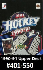 1990-91 Upper Deck Hockey Cards English #401-550 You Pick/10+ Free Can. Shipping