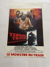 TERROR TRAIN ORIGINAL 1980 CINEMA Belgian POSTER Jamie Lee Curtis HORROR RARE