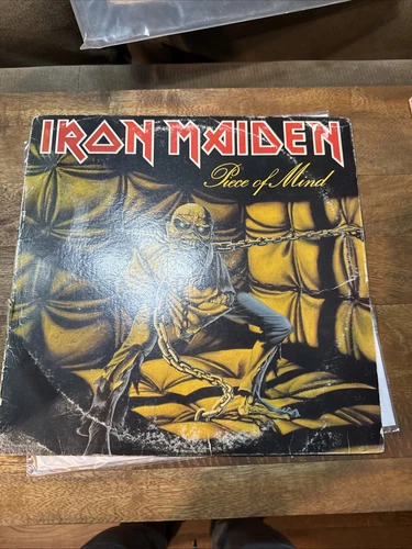 IRON MAIDEN PIECE OF MIND LP 1983 OG