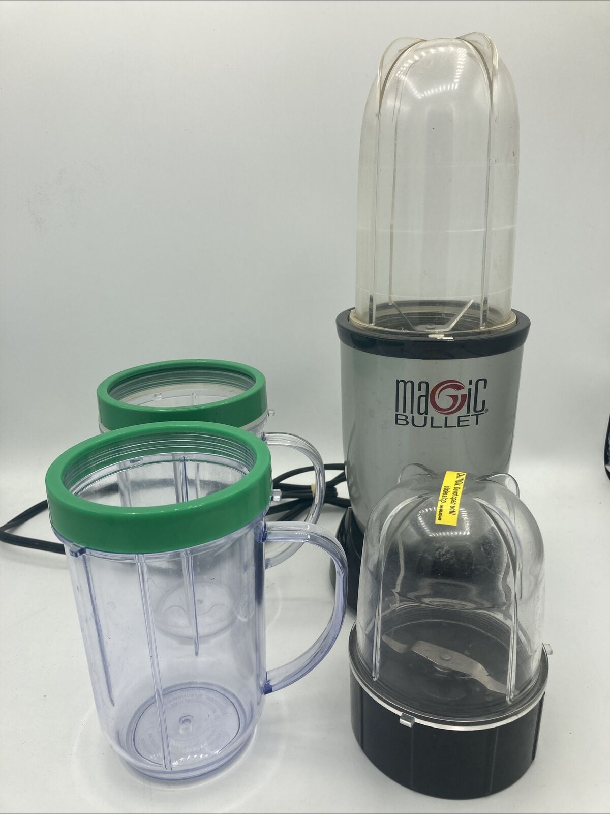 Magic Bullet Cup and Blender Processor MB1001C 250W - Complete & Working!