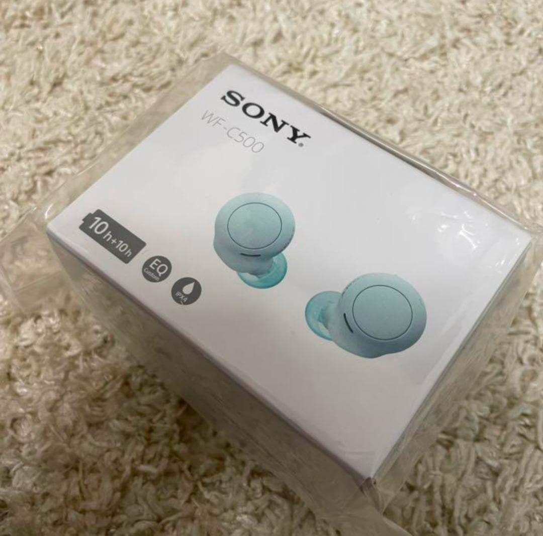 新品未開封限定品！SONY WF-C500 ワイヤレスステレオヘッドセット ミク ソニー×初音ミクのコラボモデル、完全ワイヤレスイヤホン「WF