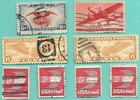 STAMPS US, Ships for only 74¢, 8 AIRMAIL, (4)13¢, (4) 6¢; 1934, 1938, 1943, 1973 — photo 1