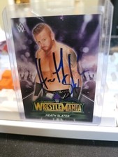 WWE 2018 Wrestlemania 34 Roster #R46 Heath Slater *Hand Signed*