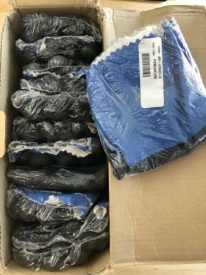 Lot of 12 Mapa NL-34 Gloves Blue/Black Rough Finish 334949 435-4765003-0 X-Large