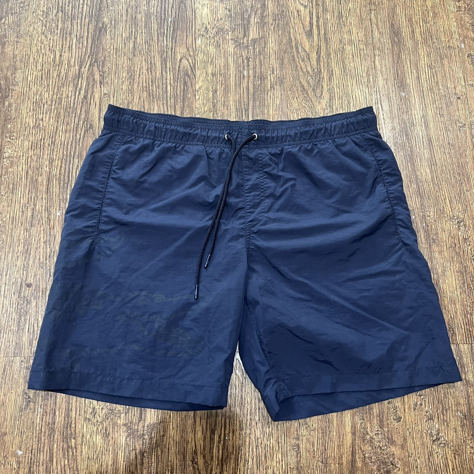 Lacoste Mens Large Dark Blue Swimming Shorts Gem