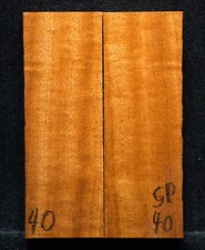Figured Sapele 40 Knife Scale 5"x 1.75"x7/16"