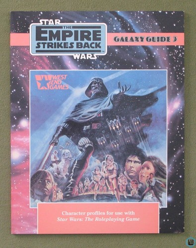 The Empire Strikes Back: Galaxy Guide 3 (Star Wars D6 RPG) West End Games WEG - 第 1/1 張圖片