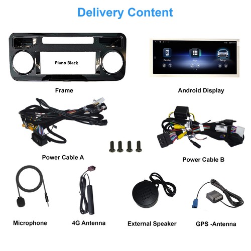 For Mercedes Sprinter W907 W910 MBUX 10.25" Touch Android GPS Navigation CarPlay - Picture 9 of 10